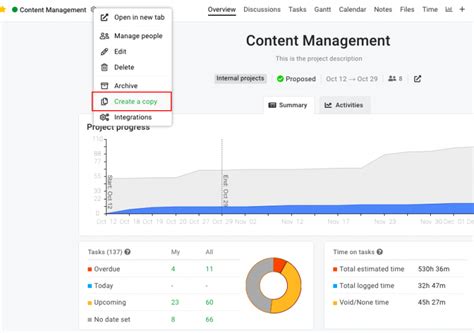 Project Settings Proofhub Help And Support