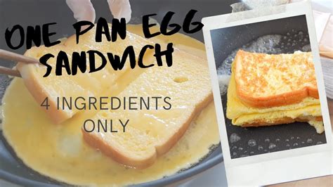 Viral Tiktok One Pan Egg Sandwich 4 Ingredients How To Make One Pan Egg Toast How To Mommy