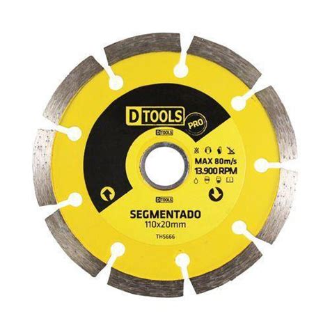 Disco Diamantado Segmentado X Mm Dtools Disco De Corte