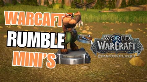 Warcraft Rumble Minis In Wow Youtube