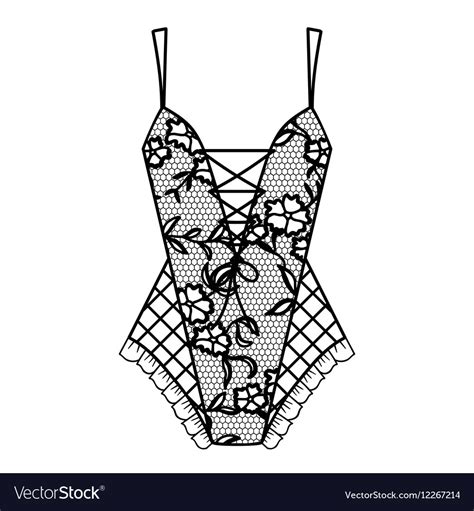 Body Lingerie Royalty Free Vector Image VectorStock