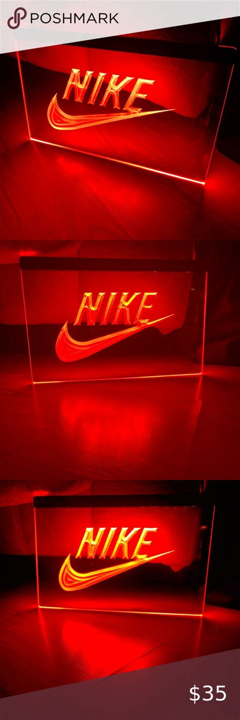 Nike Led Neon Red Light Sign X Light Sign Neon Red Light Light Red