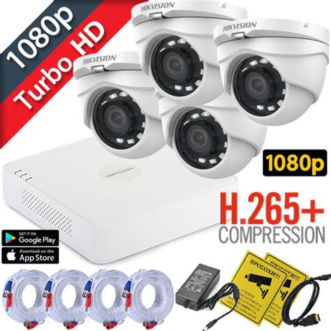 HIKVISION TURBOHD KIT 406 Πλήρες Σύστημα παρακολούθησης με DVR DS