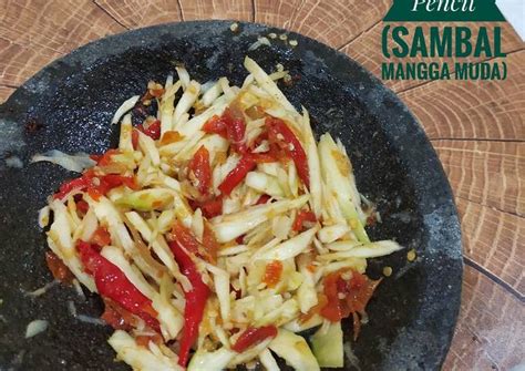 Resep Sambal Pencit Sambal Mangga Muda Oleh Icha Khairunnisa Cookpad