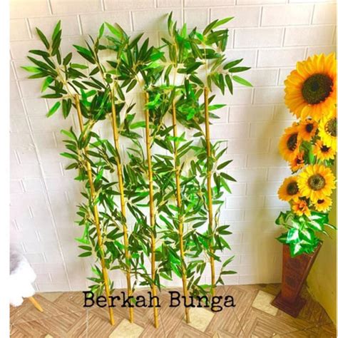 Jual Batang Bambu Partisi Batang Bambu Artificial Batang Bambu Plastik