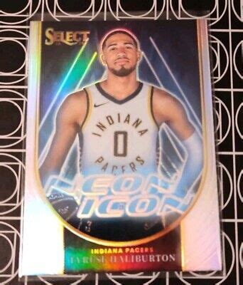 TYRESE HALLIBURTON INDIANA PACERS 2023 24 PANINI SELECT NEON ICON