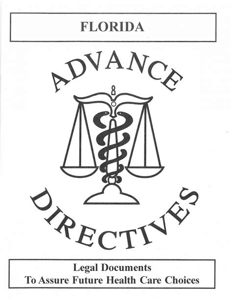 Free Florida Advance Directive Form Pdf Eforms