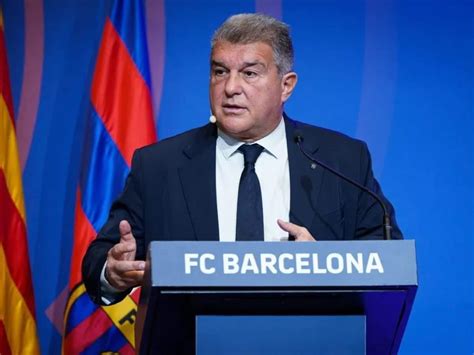 Barcelona President Joan Laporta Takes Swipe At Critics Over Negriera