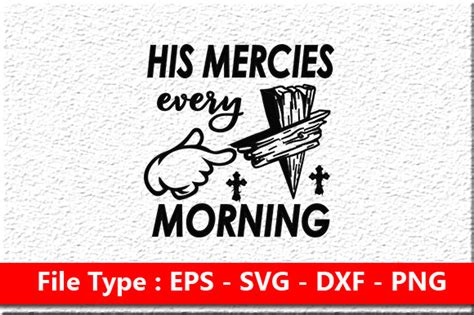 His Mercies Graphic By Rumanulislam2014 · Creative Fabrica