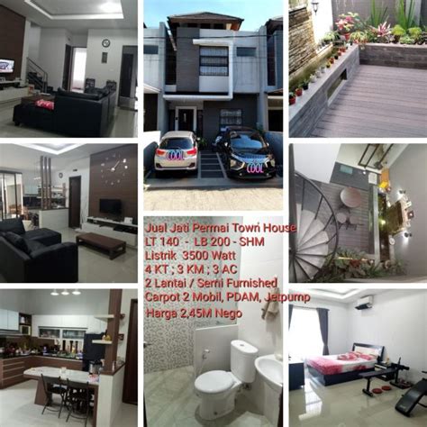 Rumah Town House Di Tengah Kota