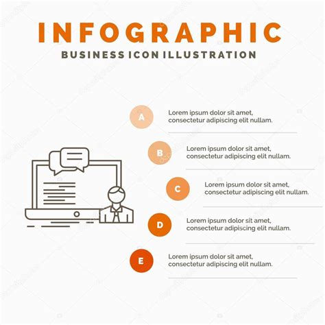 Formaci N Curso En L Nea Ordenador Chat Infograf As Plantilla Para