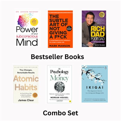 Atomic Habits Rich Dad Poor Dad The Psychology Of Money The Subtle