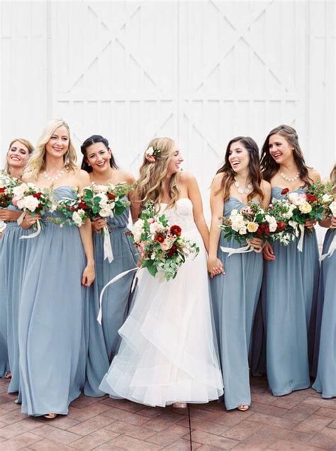 Classic Burgundy And Dusty Blue Fall Wedding Color Ideas Colorsbridesmaid