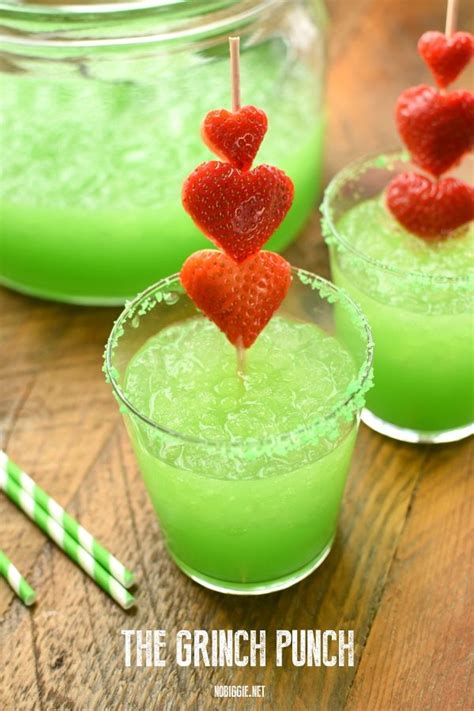 The Grinch Punch Recipe Christmas Drinks Recipes Christmas Punch