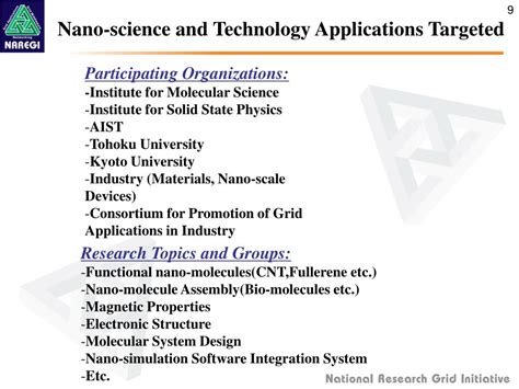 Ppt Na Tional Re Search G Rid I Nitiative Naregi Project Powerpoint