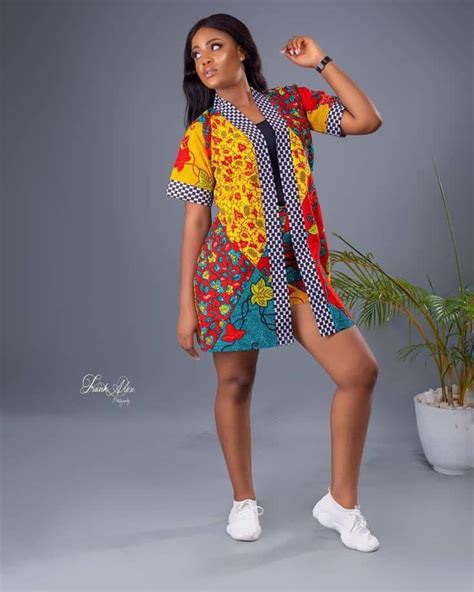 African Print Kimono Dress African Ankara Kimono Dress African