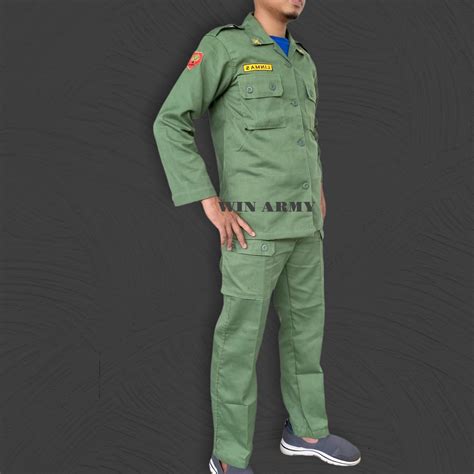 Seragam Pdl Linmas Terbaru Ripstok Stelan Linmas Model Twill Baju