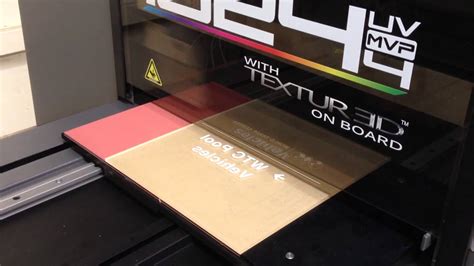 Uv Digital Direct To Acrylic Printing White Ink Youtube