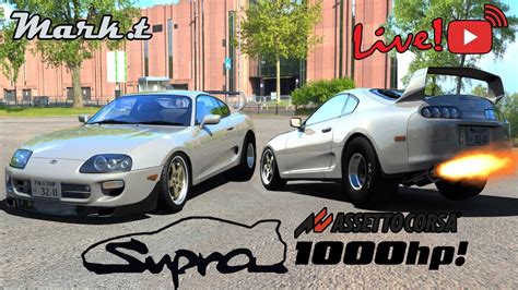 Toyota Supra 1000hp Dragster Assetto Corsa Live Youtube