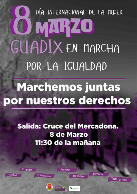 Marcha Por La Igualdad En Guadix Para Festejar El D A De La Mujer Que