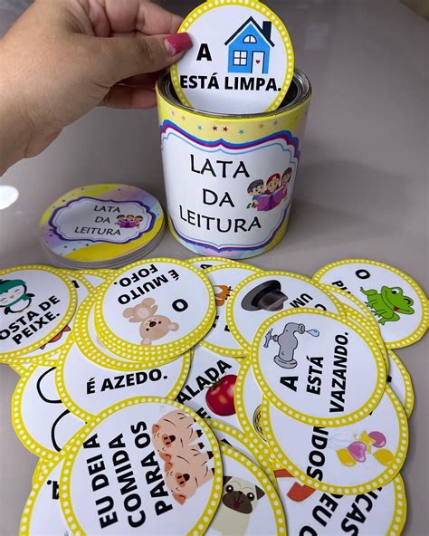 Prof. Thaís Brunelle on Instagram: "Lata da leitura divertida Digite EU