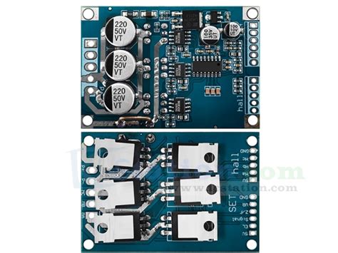 Dc V W Brushless Motor Drive Controller Board Hall Bldc Motor