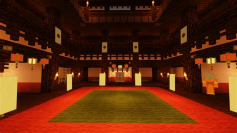 Japanese Dojo-Temple Minecraft Map