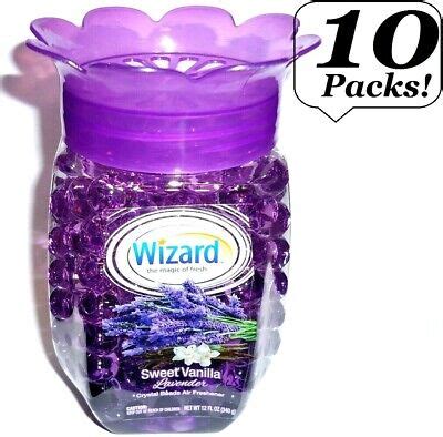 10x Wizard Crystal Beads Air Freshener SWEET VANILLA LAVENDER Scent