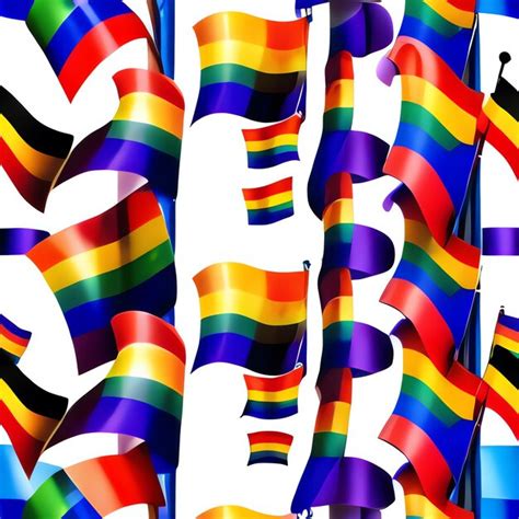 Premium Photo | Pride flag Rainbow colours Gender equality