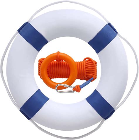 Amazon Lifebuoy Set Inch Life Preserver Ring And Water Floating