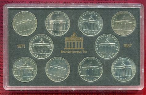 Ddr Gdr Eastern Germany Satz X Mark Brandenburger Tor