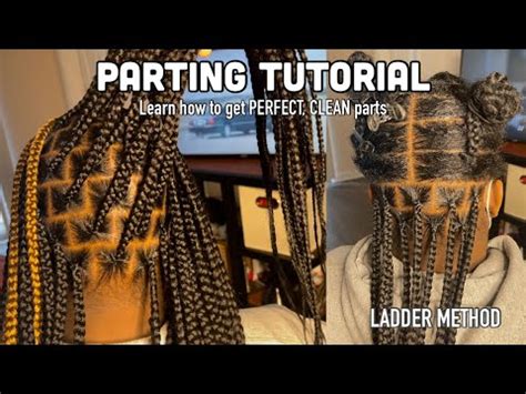 Box Braids Parting Guide Parting Hair Medium Size Braids Large Box