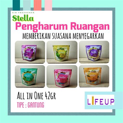 Jual STELLA Pengharum Ruangan Gantung Stella Air Freshener All In One