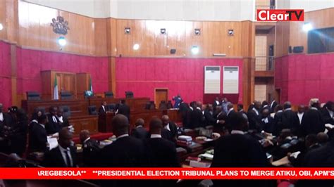 Presidential Election Tribunal Tribunal Dismisses PDP LPs Request