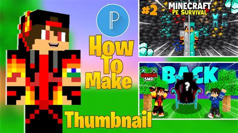 How To Make Minecraft Thumbnails On Android Minecraft Thumbnail