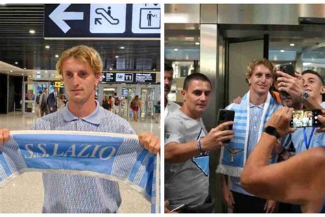 Lazio Bagno Di Folla Per Nicol Rovella A Fiumicino Foto