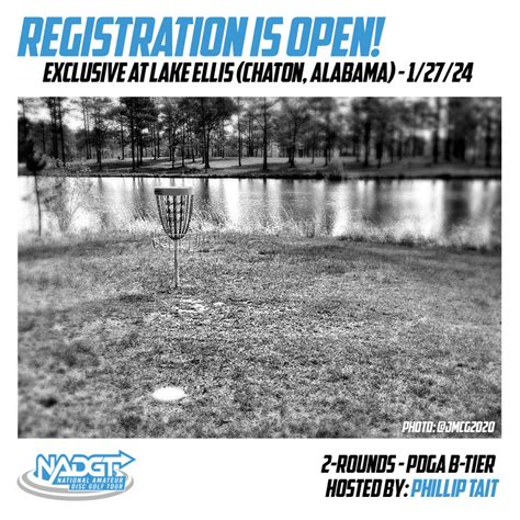 2024 NADGT Exclusive Lake Ellis 2024 National Amateur Disc Golf