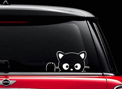 Chococat Vinyl Decal Sticker For Car Automobile Window Wall Etsy