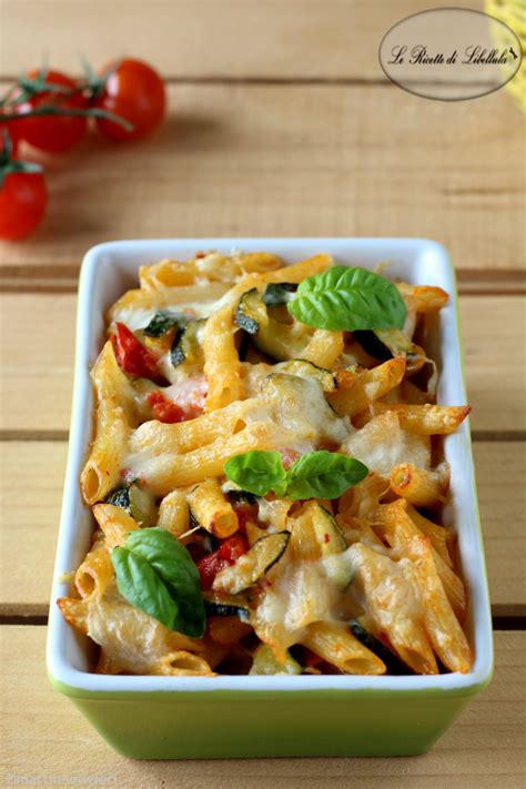 Pasta Al Forno Con Zucchine E Pomodorini Le Ricette Di Libellula