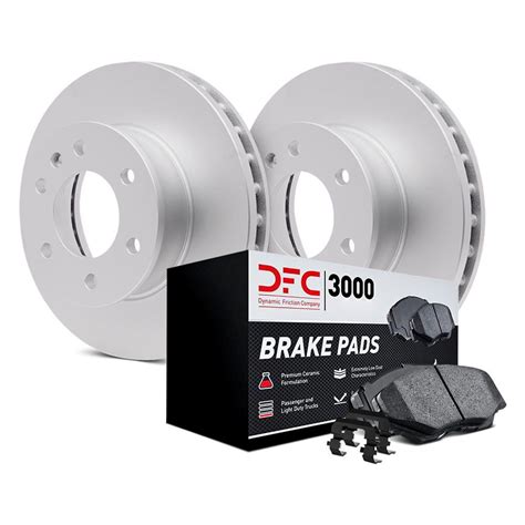 Dynamic Friction Brake Kit Premium Coated Rotors With Brake Pads