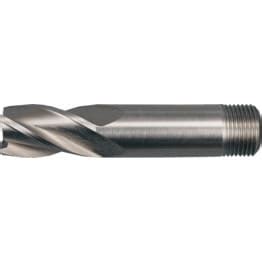 Hss Threaded Shank Multi Flute End Mills Inch Zoro Uk