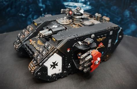 Black Templars Land Raider Crusader Painted Warhammer K Primaris