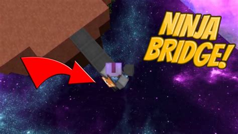 How To Ninja Bridge In Bedwars Simple Youtube