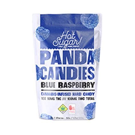 Blue Raspberry 10pk 100mg Hot Sugar Panda Candies Jane