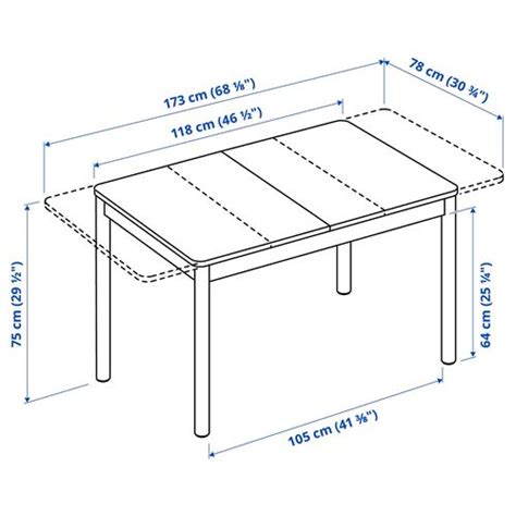 RÖNNINGE birch 4 6 kişilik extendable dining table IKEA