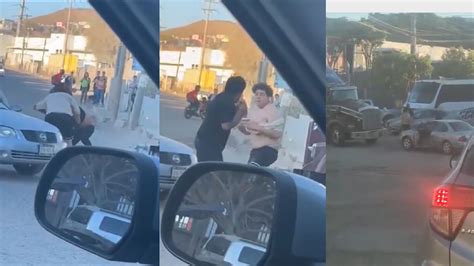 Captan en video pelea originada por el tráfico en Tijuana Síntesis TV