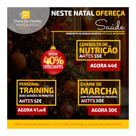 Voucher Natal Cl Nica Das Conchas Medicina Fisioterapia E