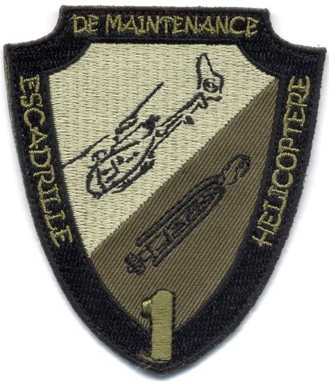 Patch De La Re Escadrille De Maintenance H Licopt Res Type Alat Fr