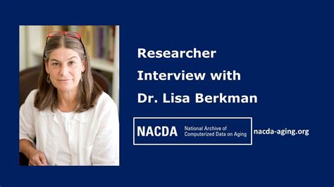 Nacda Podcast 5 Lisa Berkman Youtube