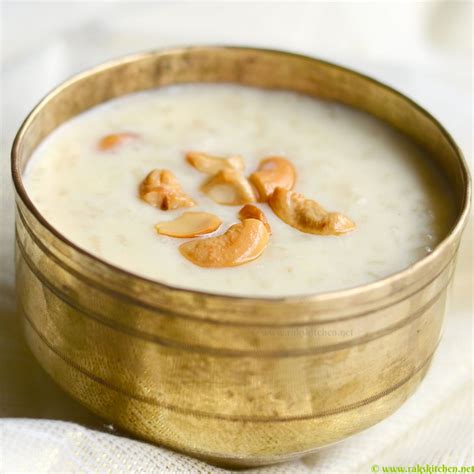 Palada Payasam Recipe Step By Step Raks Kitchen